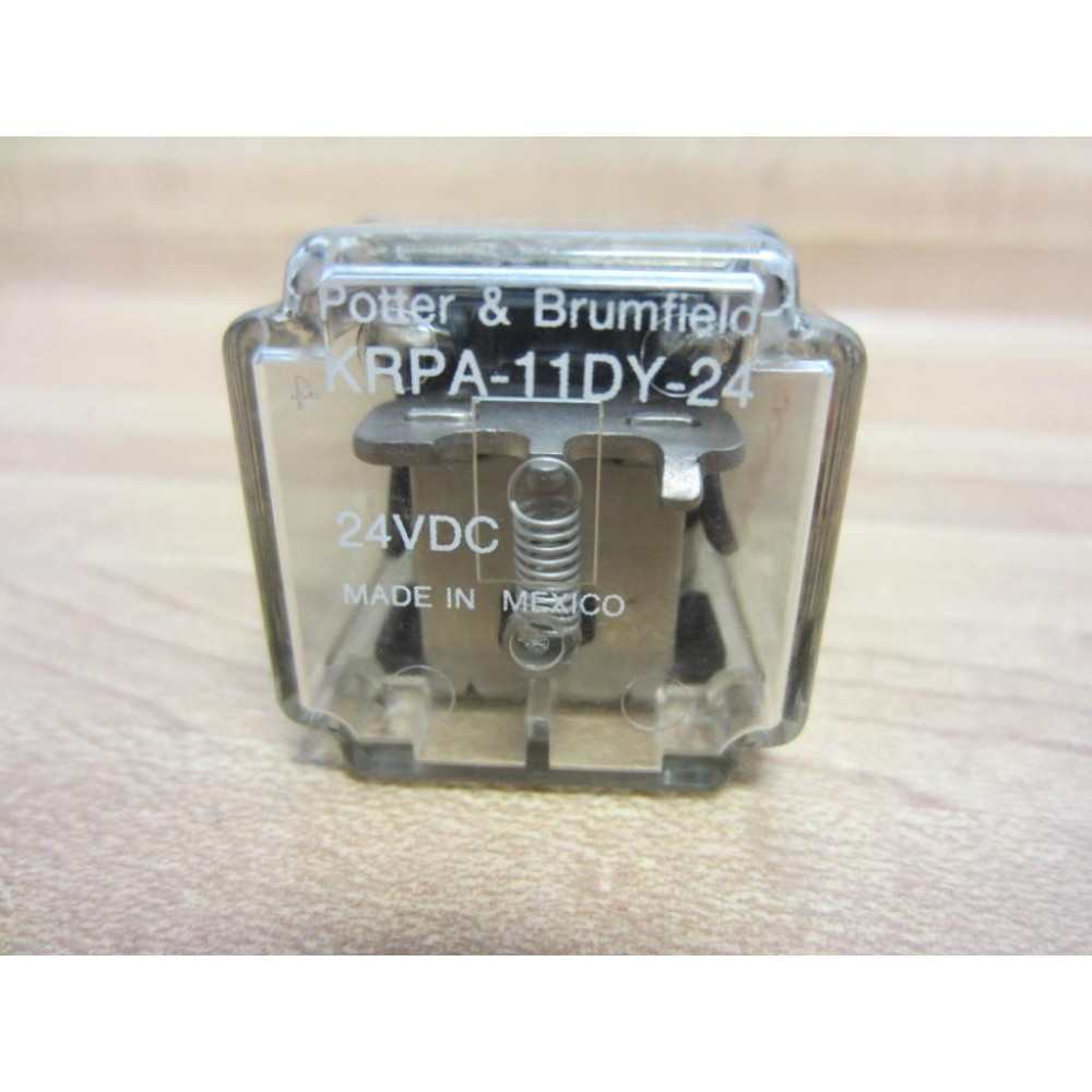 Potter & Brumfield KRPA-11DY-24V DC Relay KRPA-11DY-24VDC - Used