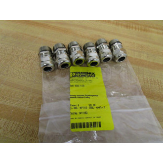 Phoenix Contact G-INS-NPT12-S68L-NNES-S Cable Gland 1411183 (Pack of 6)
