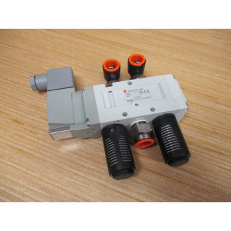 SMC VF5120-5D1-03T Solenoid Valve VF51205D103T WMufflers - New No Box