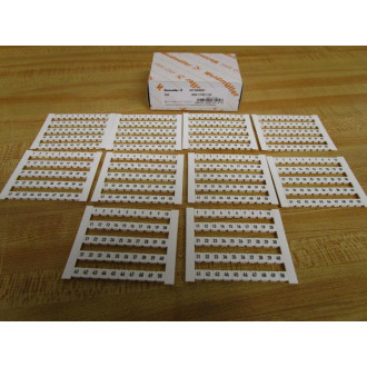 Weidmuller DEK 5 FW 1-50 Connector Marker DEK5FW150 (Pack of 500)