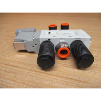 SMC VF5120-5D1-03T Solenoid Valve VF51205D103T WMufflers - New No Box