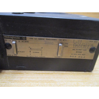 Westinghouse 7524A58G06 Current Transformer WO Cover - Used