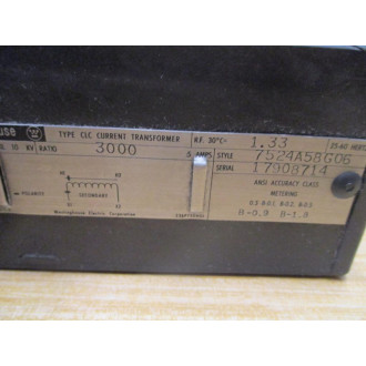 Westinghouse 7524A58G06 Current Transformer W Cover - New No Box