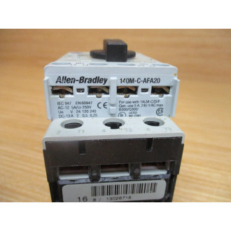 Allen Bradley 140M-D8E-B40 32A Circuit Breaker 140MD8EB40 W140M-C-AFA20 - Used