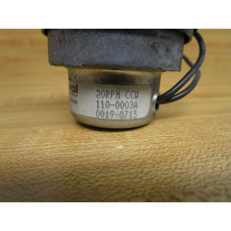 Industrial Timer Company EF2733 Elapsed Time Indicator - Used