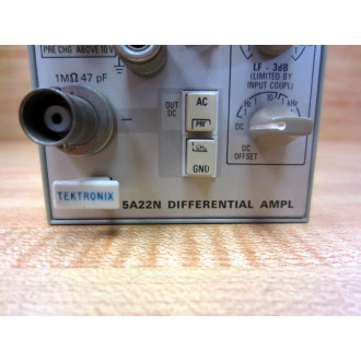 Tektronix 5A22N Differencial Amplifier - Used