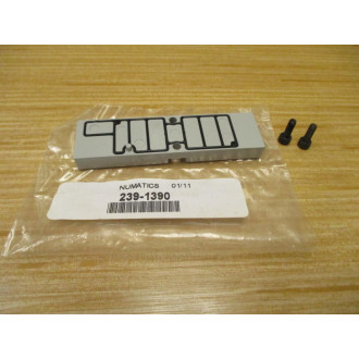 Numatics 239-1390 Blank Station Plate 2391390 (Pack of 4)