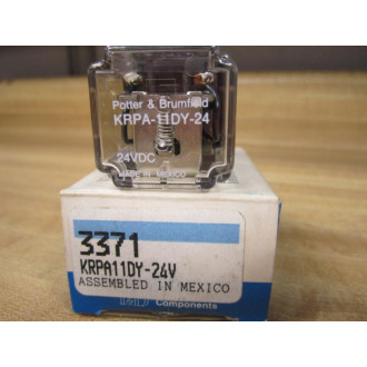 Potter & Brumfield KRPA-11DY-24V DC Relay KRPA-11DY-24 VDC