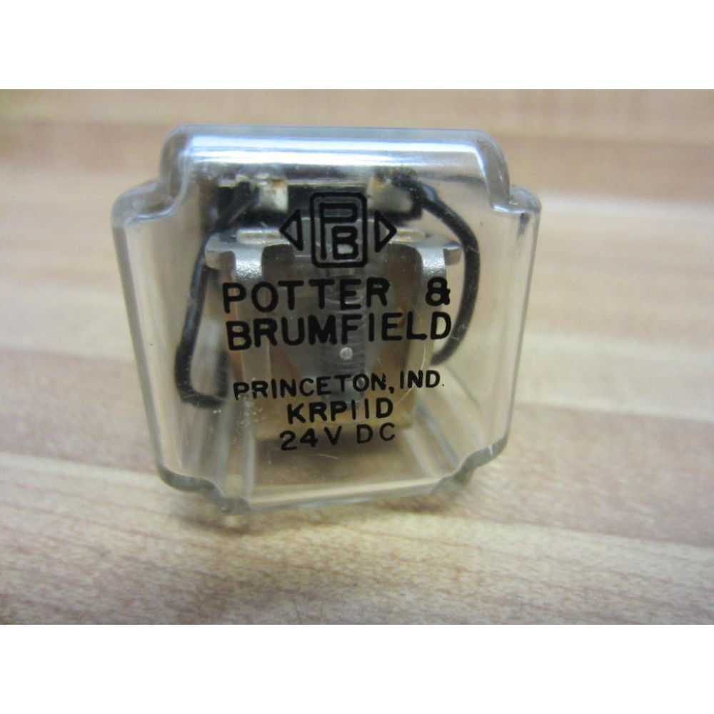 Potter & Brumfield KRP11D-24VDC Relay KRP11D-24 V DC - Used
