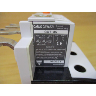 Carlo Gavazzi CGT-85 Thermal Overload Relay 34-50A, CGT-85-50