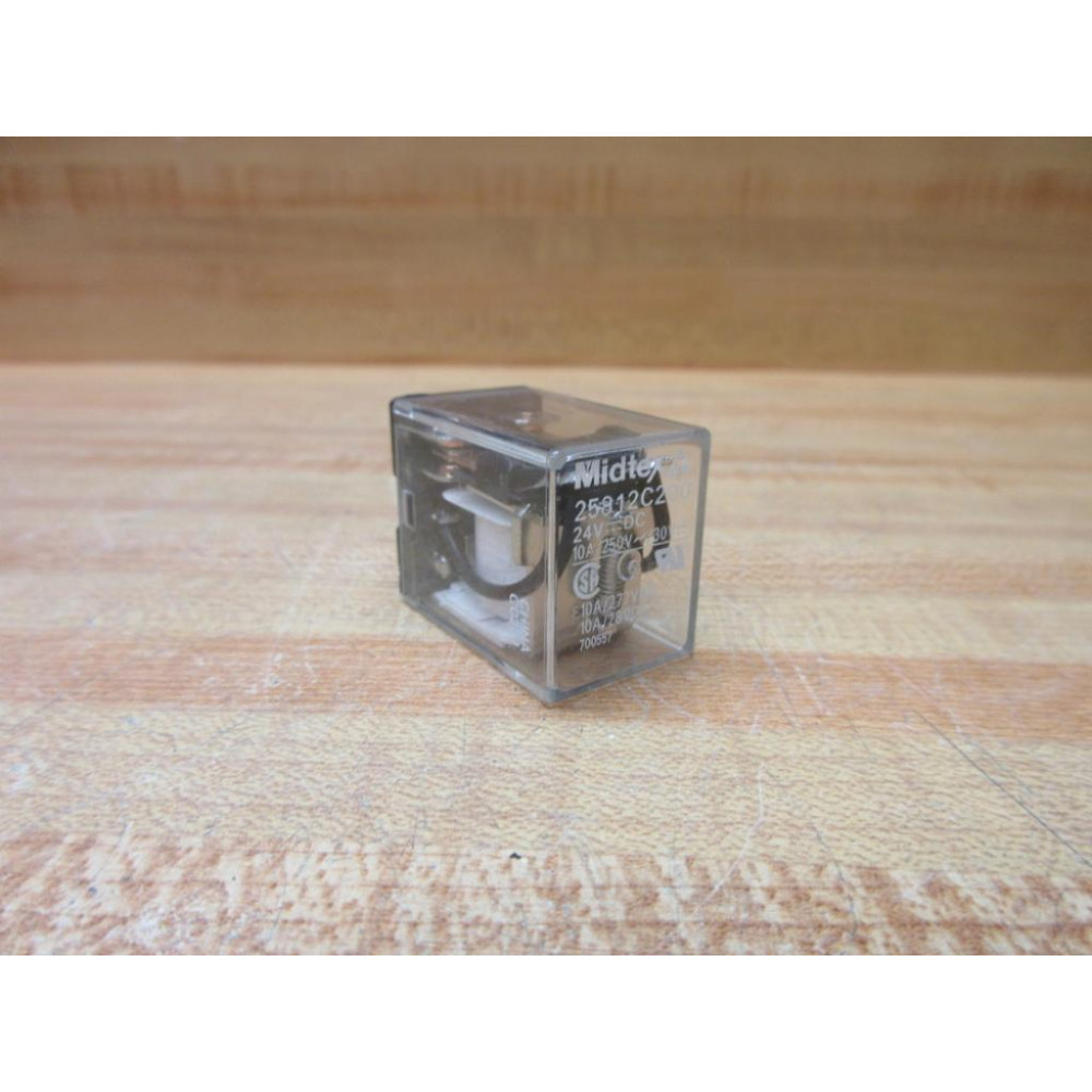 Midtex 25812C200-24V DC Tyco Relay 25812C200-24VDC - New No Box