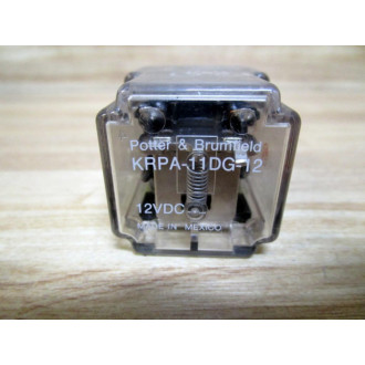 Potter & Brumfield KRPA-11DG-12 V DC Relay KRPA-11DG-12VDC - Used
