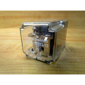 Potter & Brumfield KRPA-11DG-12V DC Relay KRPA-11DG-12VDC 12HP240VAC - New No Box