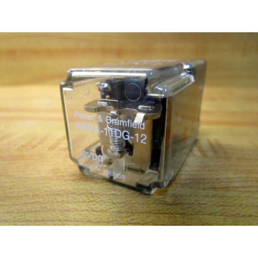 Potter & Brumfield KRPA-11DG-12 V DC Relay KRPA-11DG-12VDC 12HP240VAC - New No Box
