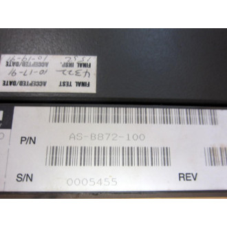 AEG Modicon B872-100 Output Module AS-B872-100 - Used