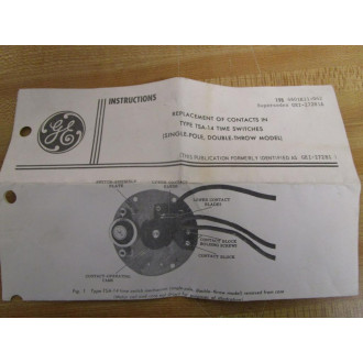 General Electric 4128472 Contact Replacement GE