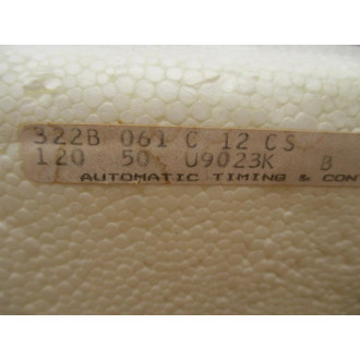 ATC 322B 061 C 12 CS 322B Motor Driven Time Delay Relay 322B061C12CS