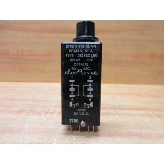 Struthers Dunn 282XBX-100 Time Delay Relay 282XBX100 - New No Box