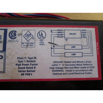 Advance Transformer VS-2S110-2-TP Ballast VS2S1102TP - New No Box