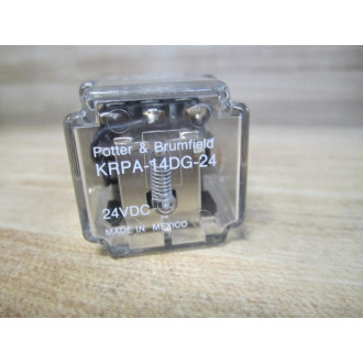 Potter & Brumfield KRPA-14DG-24V Relay KRPA-14DG-24VDC - Used