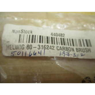 Helwig 80-316242 Carbon Brush K214 (Pack of 2)
