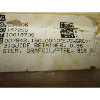 007843.150.000 Guide Retainer 10013735 (Pack of 2)