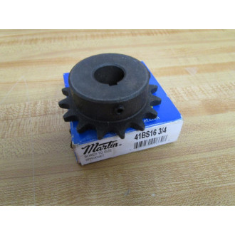Martin 41BS16 34 Roller Chain Sprocket WKeyway 41BS1634