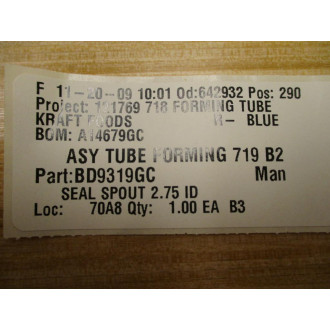 Kraft BD9319GC Spout Seal