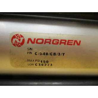 Norgren C548CB3Y Cylinder C548CB3Y - New No Box