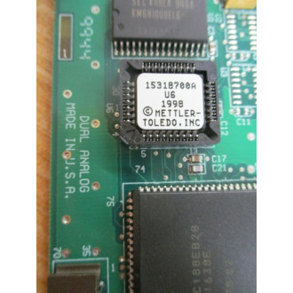 Mettler Toledo 15290500A Dual Analog Card 15345400A - Parts Only