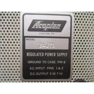 Acopian 24J75 Power Supply - New No Box