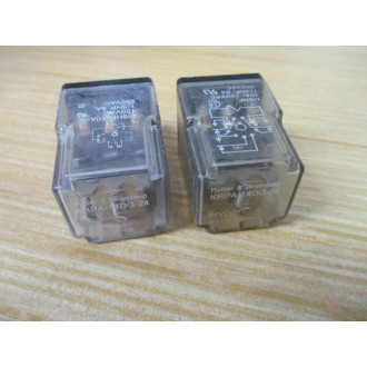 Potter & Brumfield KRPA-14DG-24V Relay KRPA-14DG-24VDC (Pack of 2) - Used