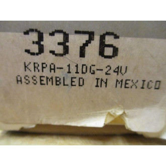 Potter & Brumfield KRPA-11DG-24 Control Relay KRPA11DG24 .