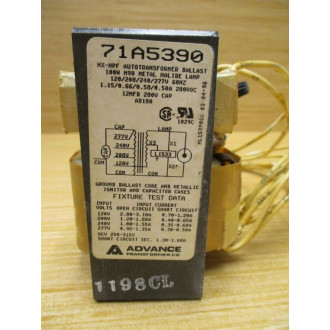 Advance Transformer 71A5390-001D Core & Coil Ballast Kit 7C120M30R