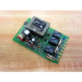 NTI 046-112-02 Power Supply Board 04611202 Rev.J  W3 Relays - Used