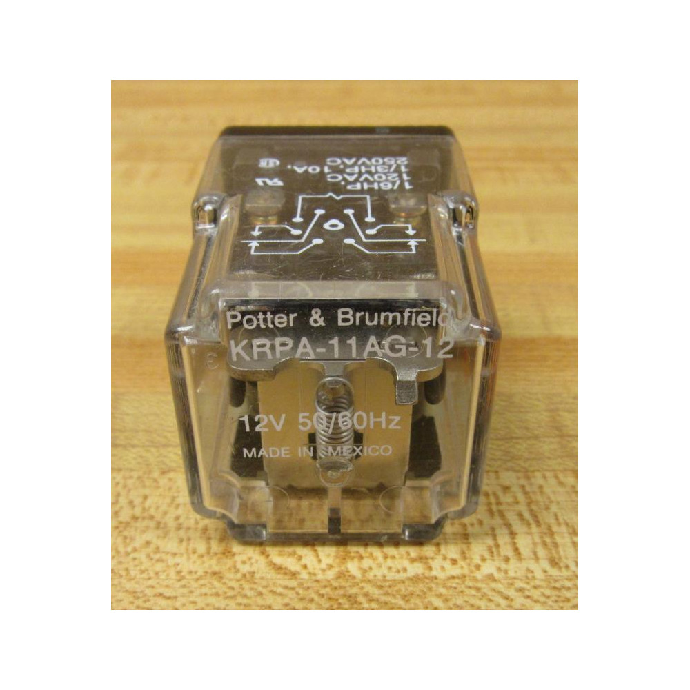 Potter & Brumfield KRPA-11AG-12V Relay KRPA-11AG-12 - New No Box