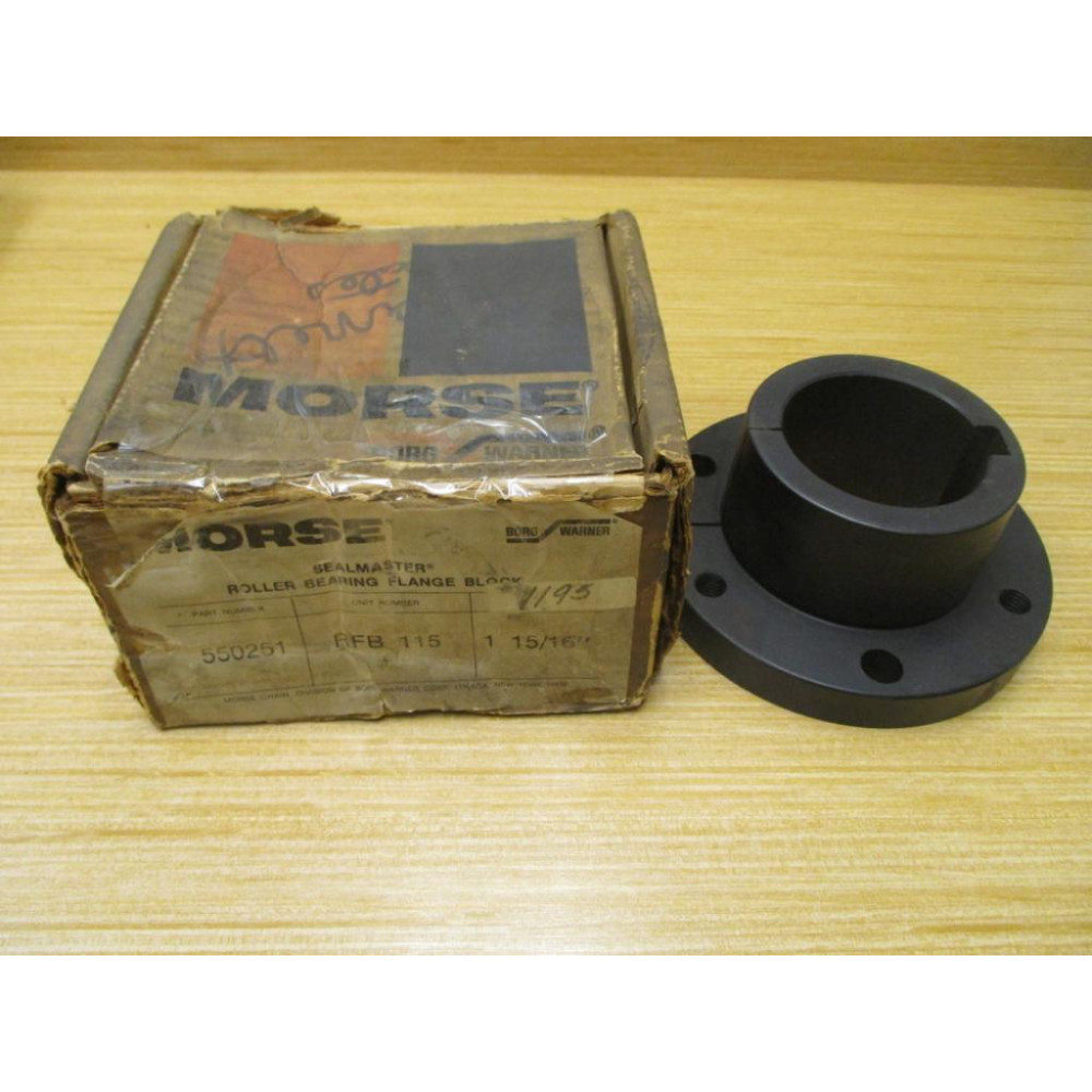 Dodge 550251 SealMaster Roller Bearing Flange Block RFB 115 Dodge 550251 SealMaster Roller Bearing Flange Block RFB 115
