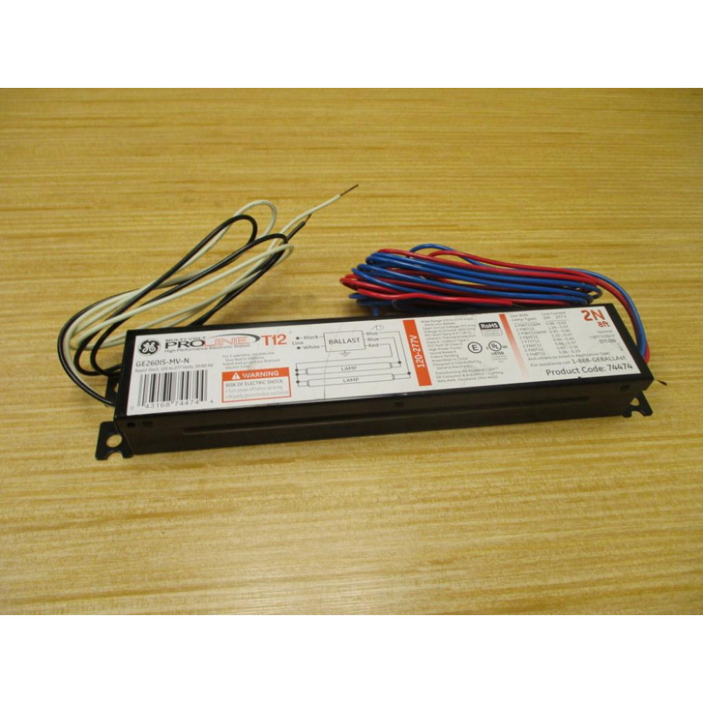 General Electric GE260IS-MV-N Multi-Volt ProLine Ballast GE260ISMVN GE - New No Box