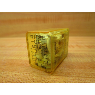 IDEC RH2B-UL-AC110-120V Relay RH2BULAC120 (Pack of 2) - Used