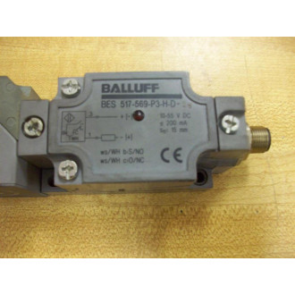Balluff BES 517-569-P3-H-D Proximity Switch BES517569P3HD - Used