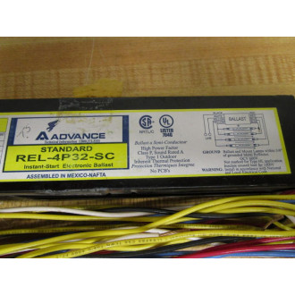 Advance Transformer REL-4P32-SC REL4P32SC Ballast - New No Box