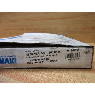 Tsubaki RS60-NEP-1-U Roller Chain RS60NEP1U 54" Length