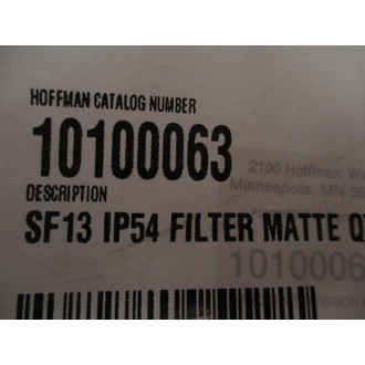 Hoffman 10100063 Replacement Filter (Pack of 6)
