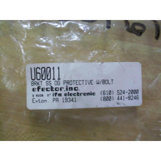 IFM Efector U60011 Bracket SS OG Protective WBolt