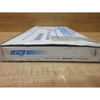 Lotus Chain 50-1-RIV Tsubaki Roller Chain 50-1 10' Length