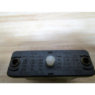 Square D 9007-AO6 Snap Switch  9007AO6 Black (Pack of 2) - Used