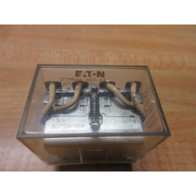 Cutler Hammer Eaton D7PR4A-120VAC Relay D7PR4A-120V AC Series A2 - New No Box