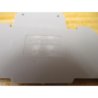 Phoenix Contact D-MTTB1.5 End Cover 3002665 (Pack of 34) - New No Box