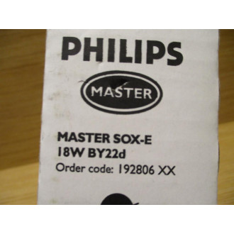 Philips 192806 Master SOX-E 18W LPS Lamp