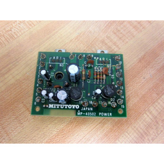 Mitutoyo MP-40502 Circuit Board MP40502 Power - Used